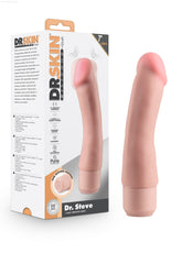 Dr. Skin Silicone – Dr. Steve - 7 Inch Vibrating Dildo-French Quarter Lingerie
